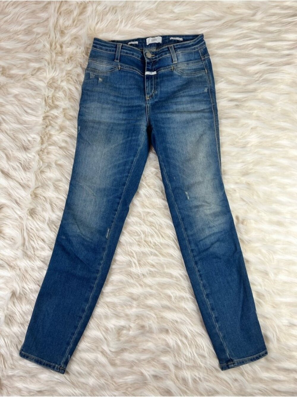 Closed Jeans Women's 27x27 High Rise Skinny Medium Wash